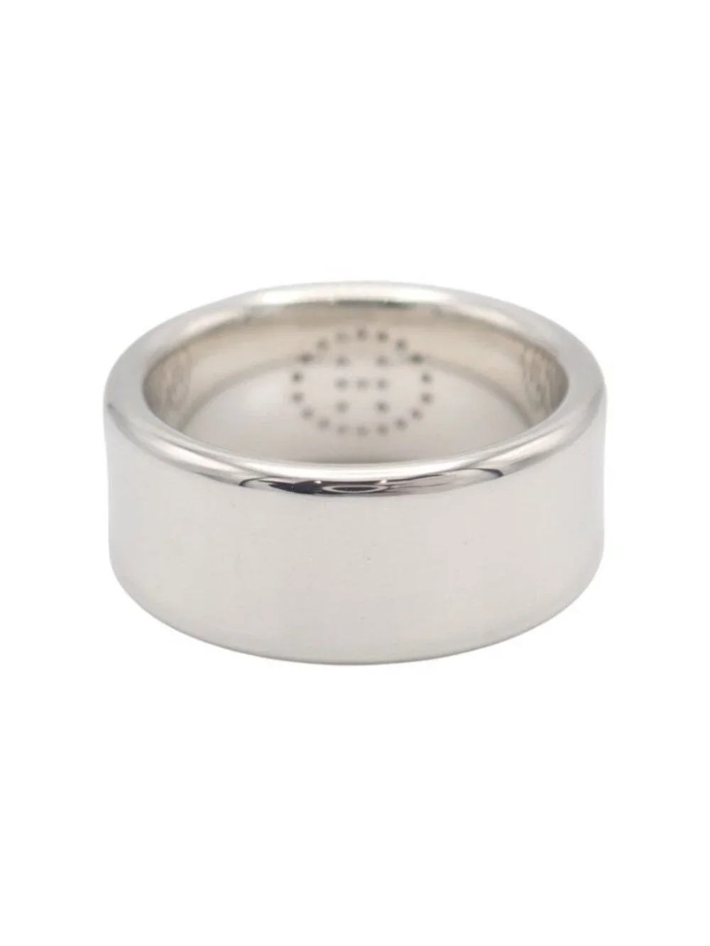 Hermes Eclipse Ribbon Ring 925 Sterling Silver Logo